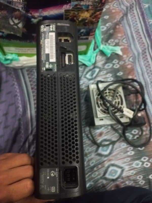 Xbox 360 with two wireless controllers 5