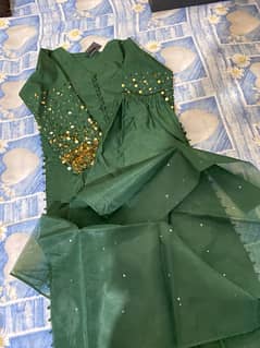 New 3 pcs silk dress available for sale