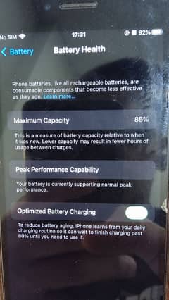 I Phone 7 with original charger