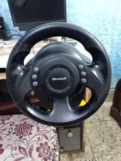Microsoft racing steering wheel. Imported from Malaysia.