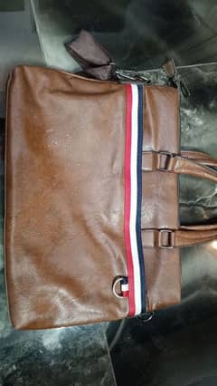 pure leather bag