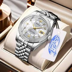 men's non-mechanical quartz log watch fashion casual luminous