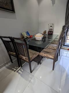 pure sheesham dining table with 5 chairs