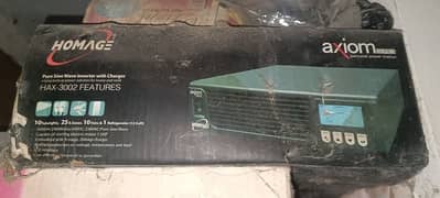 Homage axiom 3002 3kw 2400va 24 volt