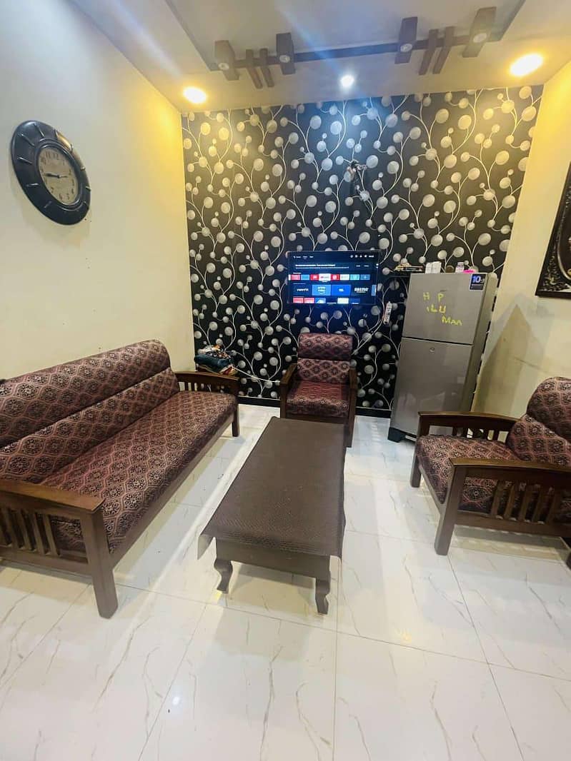 5seater sofa set with center table and side table 6