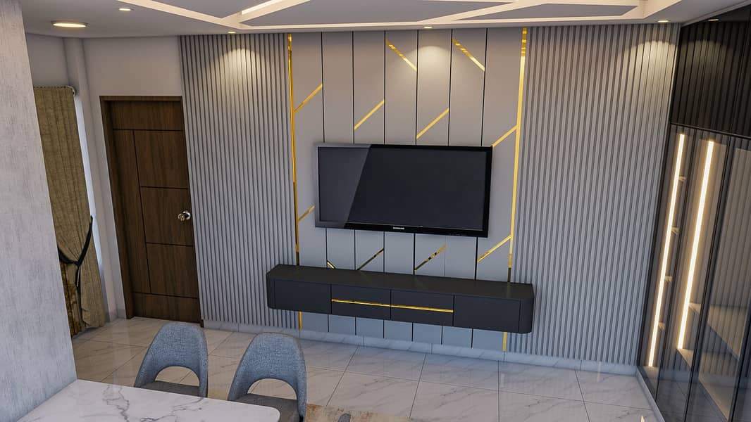 False ceiling | WPC Panels | Wood & vinyle flooring | Kitchen Cabinets 13
