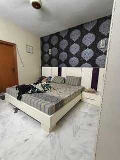 Full furniture set for sale with king size bed, 2 side tables etc