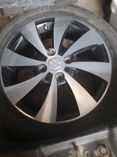 Single rim for sale 15" with tyre