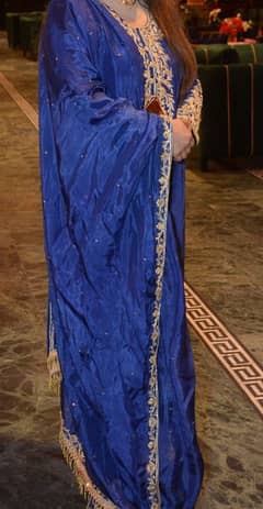 China silk dupatta 4 side ready kora work full heavy dress