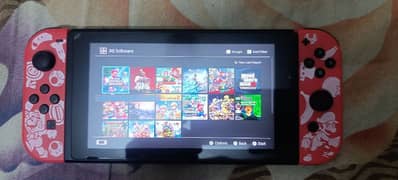 Nintendo switch v1 jailbreak 128gb loaded with games