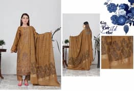 Summer Collection / 3 pcs women unstiched suits.