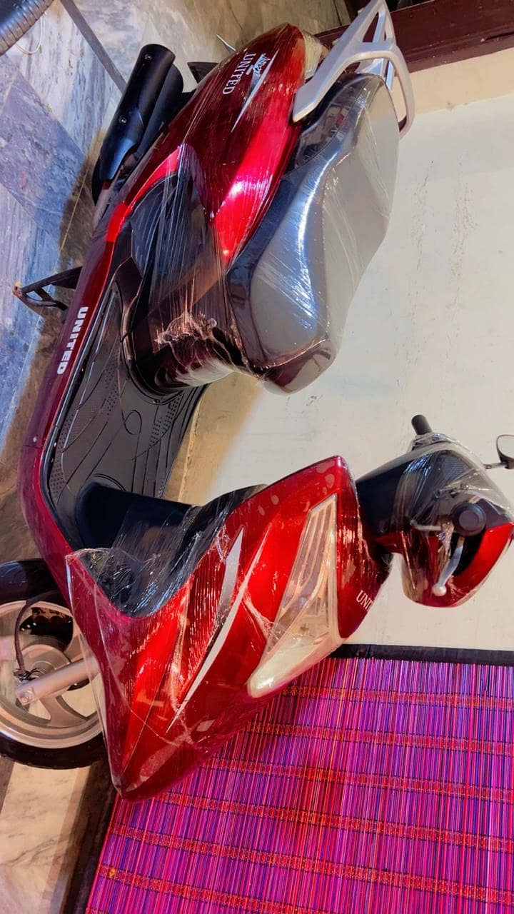 united scooty 2020 peteol 100cc self start 1