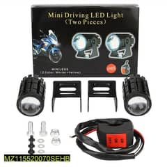2 pc Fog Lisghs complete set  for bike and car