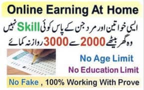 work from home, online job, part time job ,