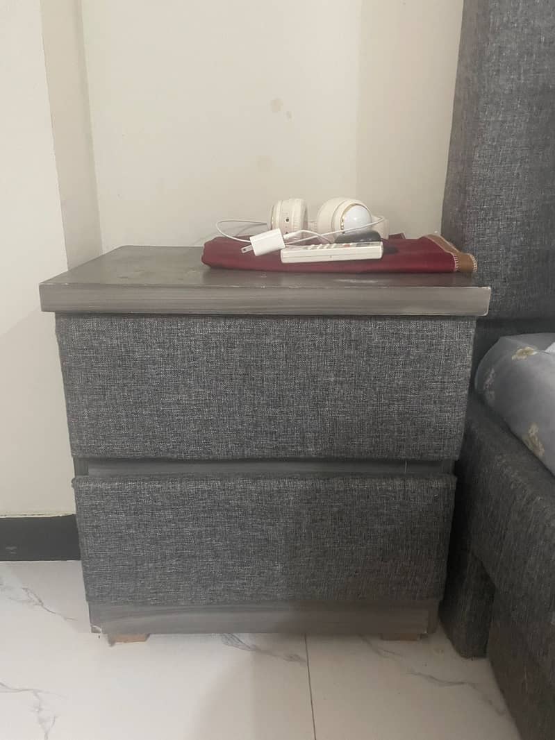 Double Bed with Drawers + Side Tables + Dressing Table – Barely Used 6