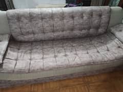 3 seater light brown colour