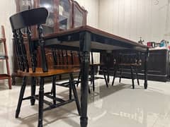 dining table for 6 (chairs included)