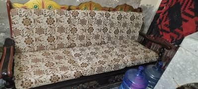 wooden sofa set 5 Seater