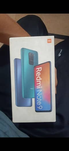 xioami redmi note 9 6/128 official pta approved box charger availible