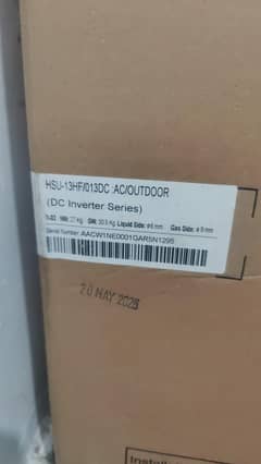 Haier Box pack ac