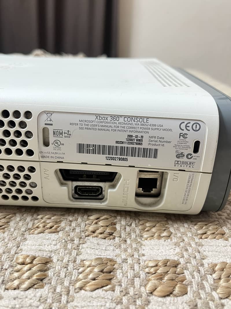 Xbox 360 with pair of wireless controller JAIL BREAK 1