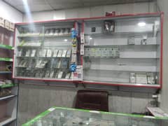 mobile shops  only racks  counter chair