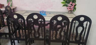 dining table and 6 chairs