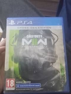 Call of duty modern warfare 2 PS4 Cross gen edition used
