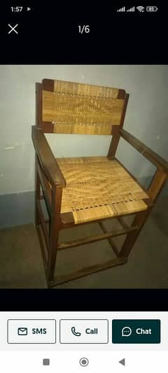 wooden chair.