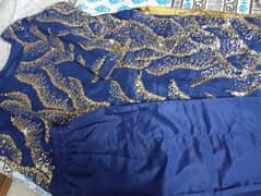 blue dress