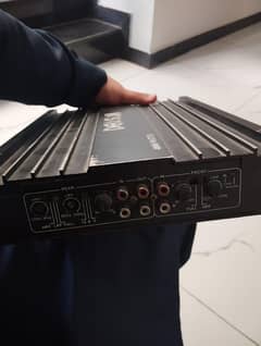 Amplifier and woofer with Box