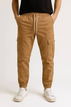 branded cargo trouser