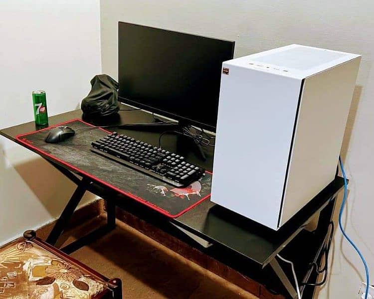 Modern K-shape computer and study table, office table, desktop table 2