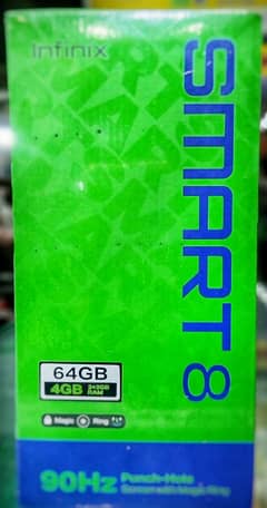 infinix smart 8(4 64) 03058963987