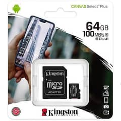 64. gb Memory Card Kingston