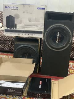 Sound System Base/Tube (Baser) Amplifier full System for Car Amplifier