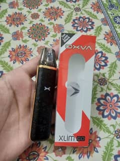 Oxva Xlim Go in gold black colour.