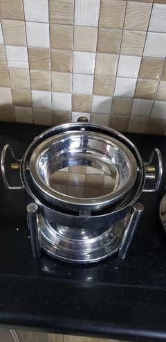 buffet steel dishes