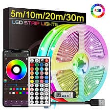 RGB Led Strip Lights 5m 10m 20m 30m Led Room Light with APP Control Fl