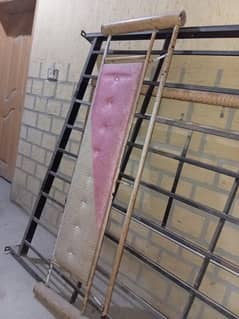 Iron bed with Metress