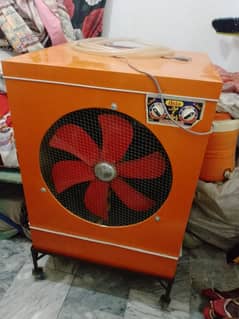 new cooler just one month used 10/10 condition with stand fast motor