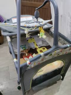 Baby playpen grey same as new