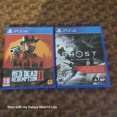 PS4 games in mint condition
