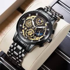 Men's Stainless Steel Quartz Chronograph Watch 1-P