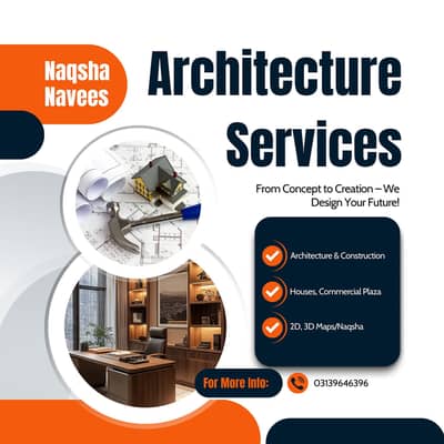 Architecture Design / Naqsha/House Maps/ Expert Architect in Peshawar