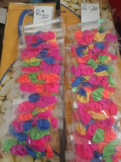 balloons pack of One dozen packs RS 10,20