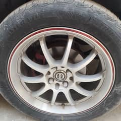 Rims with tyres