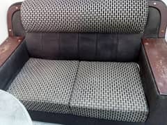 beautiful brown velvety sofa set for sale