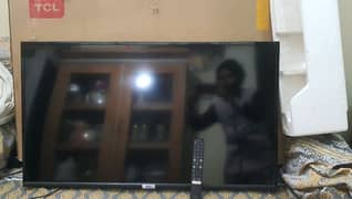 Tcl 40 inch android led with original remote box like new price final
