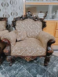 Sofa set Wooden(Chinioti)